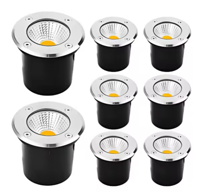 Maa -alune LED maetud valgus